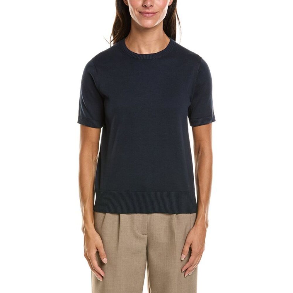 Brooks Brothers Womens Shell Sweater, Blue